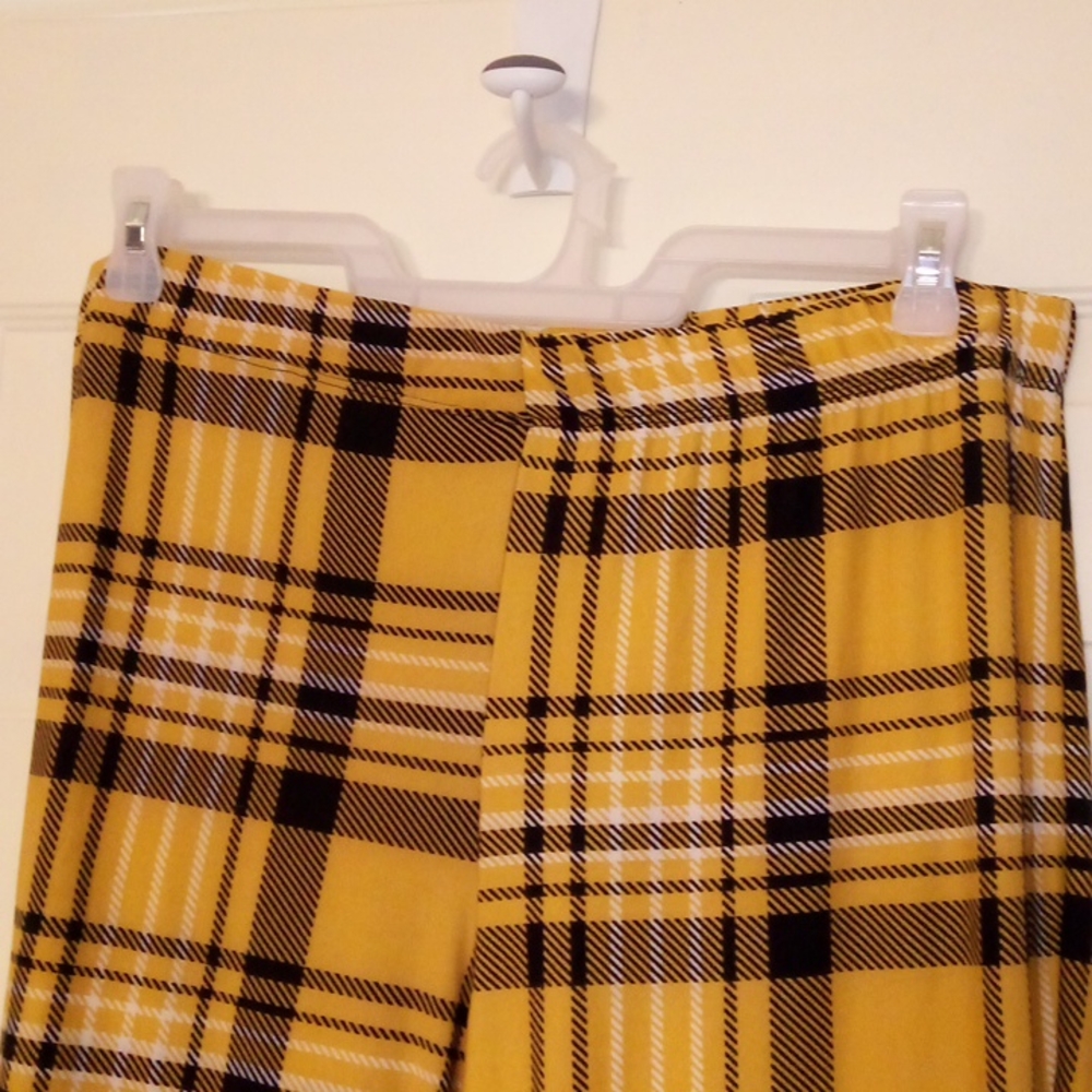 Rue + Plaid Flare Pants - Picture 5 of 10